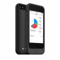 Чехол АКБ со встроенным накопителем Mophie Space Pack 1700mAh/16GB для iPhone 5/5S черный 